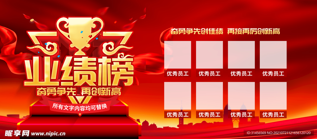 业绩榜