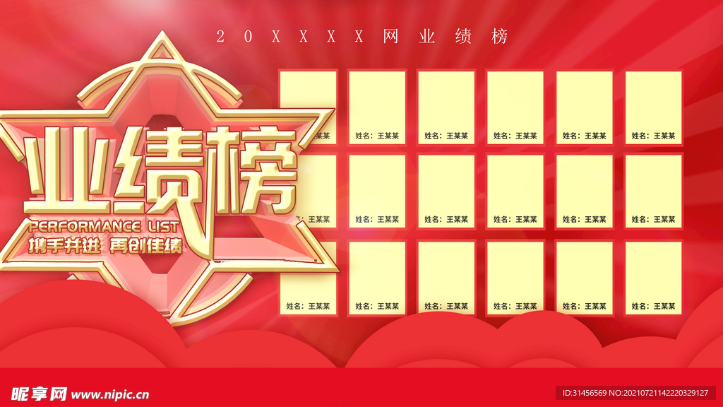 业绩榜