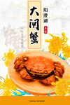 大闸蟹海报
