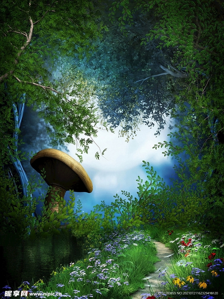 童话背景