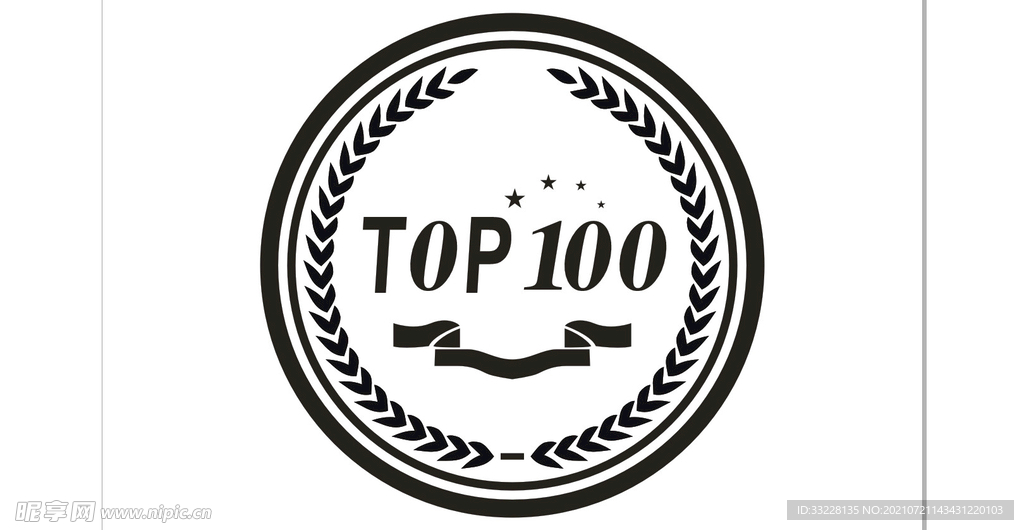 TOP100标志