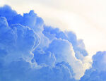 大气层航拍立体云层效果图