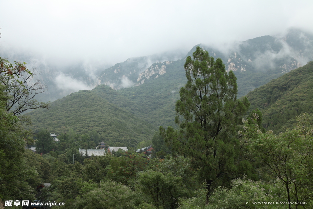 烟雨嵩山