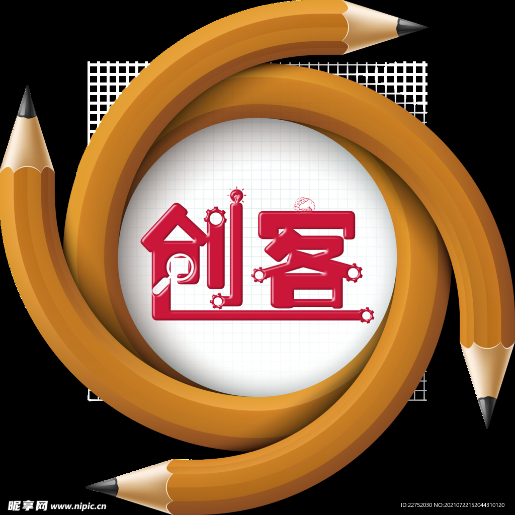 创意图标创客宣传标识