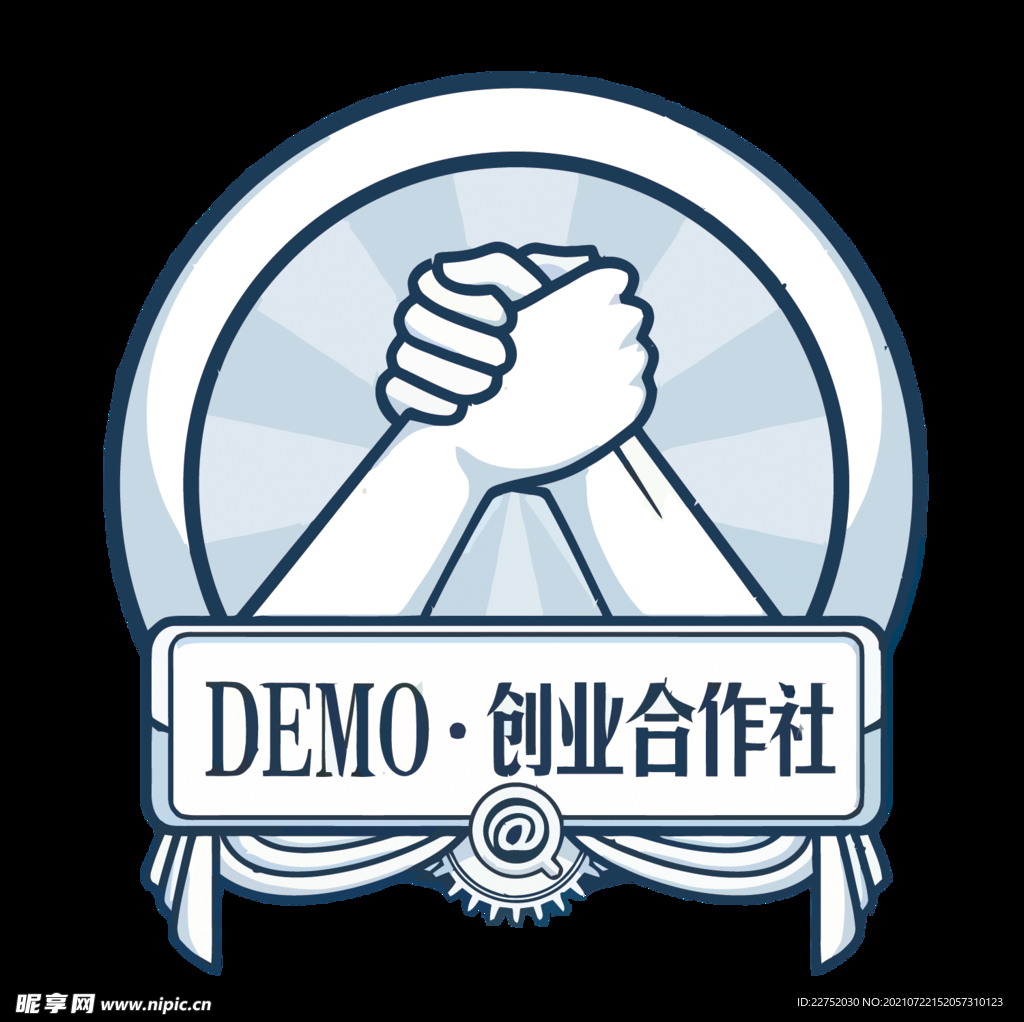 创业合作社宣传图标标识
