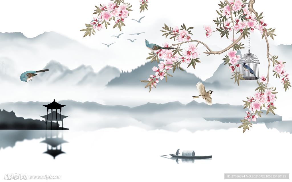 山水画 