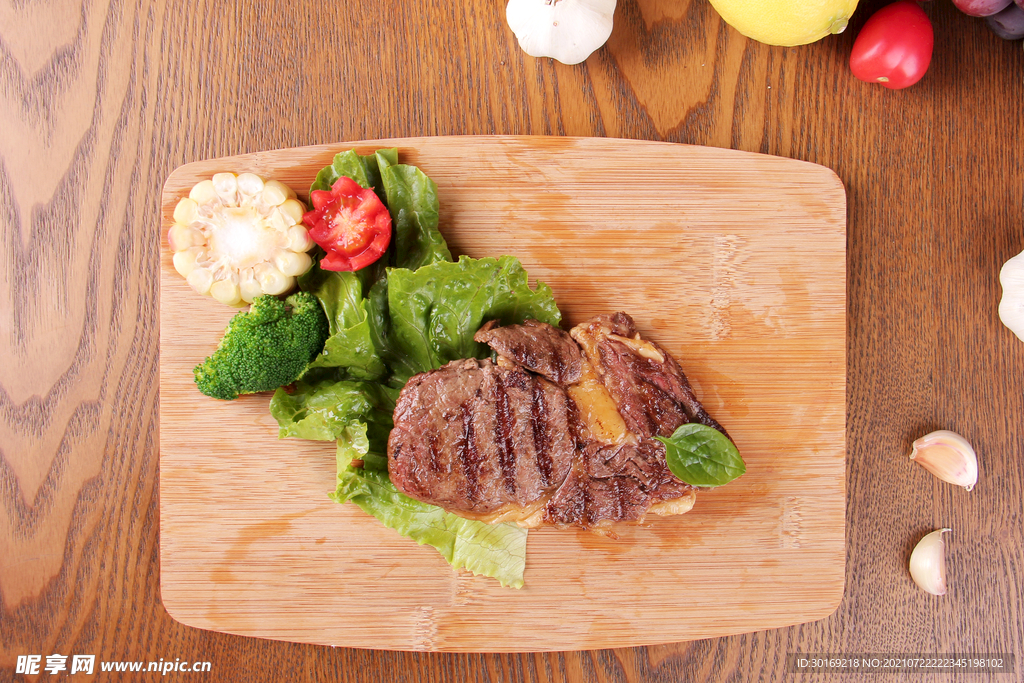 高清西餐美食眼肉牛排