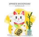 日本招财猫矢量