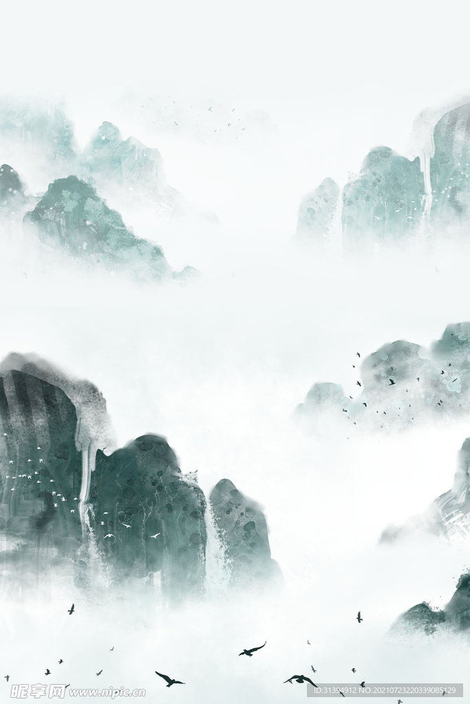 中国风山水