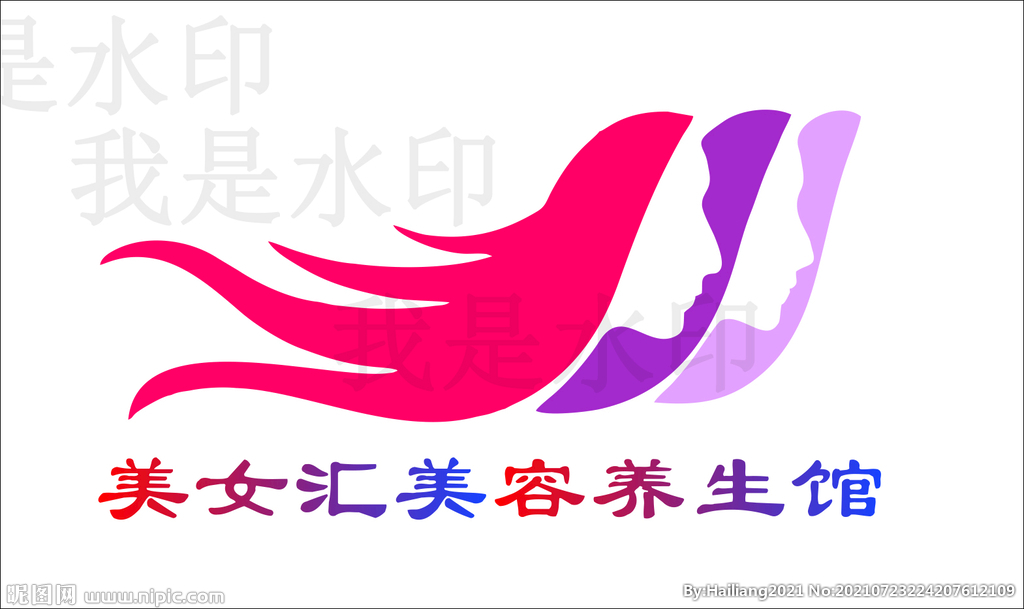 美女logo