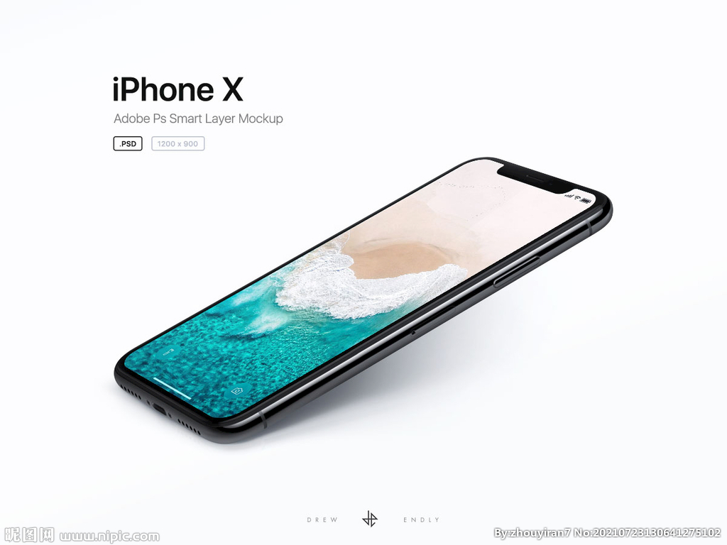 iPhoneX透视图