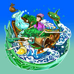 国潮茶船