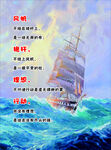 起航励志展板