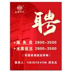 招聘展板