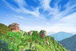 壮丽的大山风景