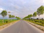 美丽的乡村道路风景