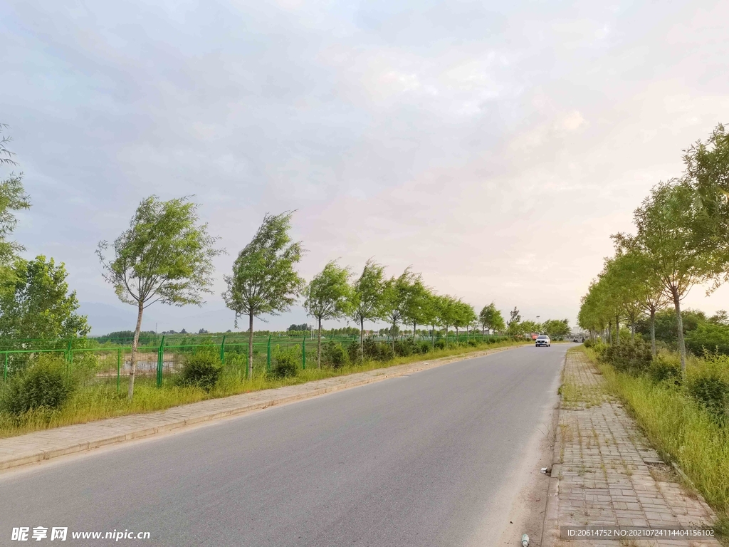 美丽的乡村道路风景