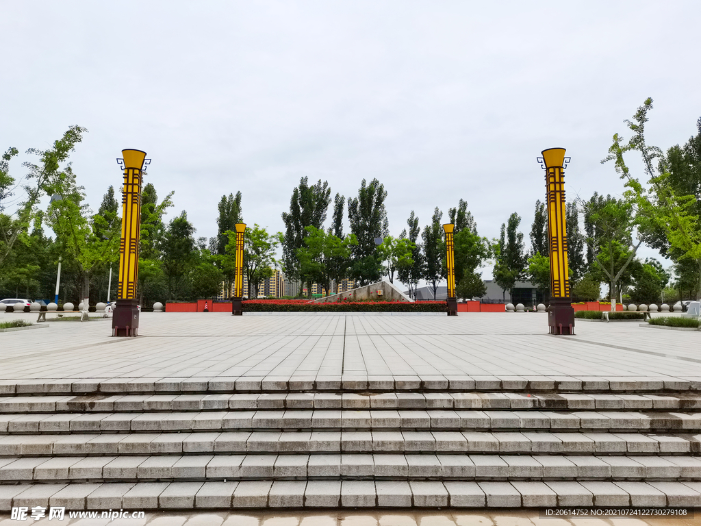 美丽的城市广场