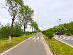 空荡荡的乡村道路风景