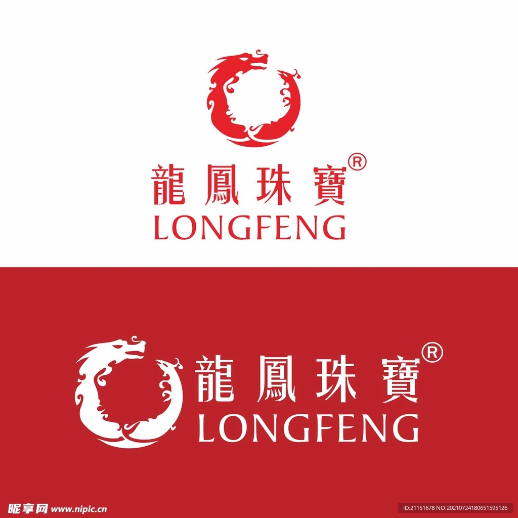 龙凤珠宝LOGO