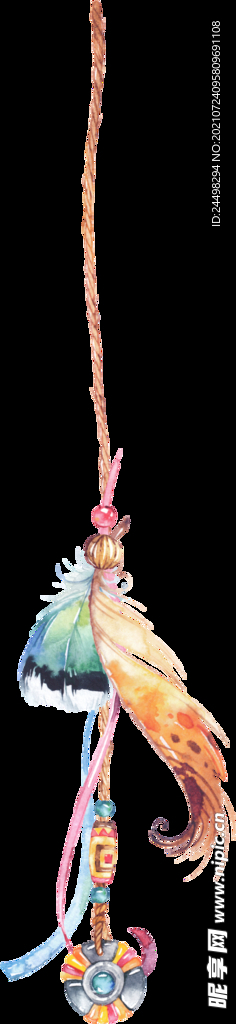 西方神圣水彩装饰物平面素材