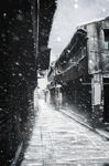 古镇雪景