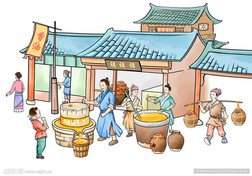 香油绘画