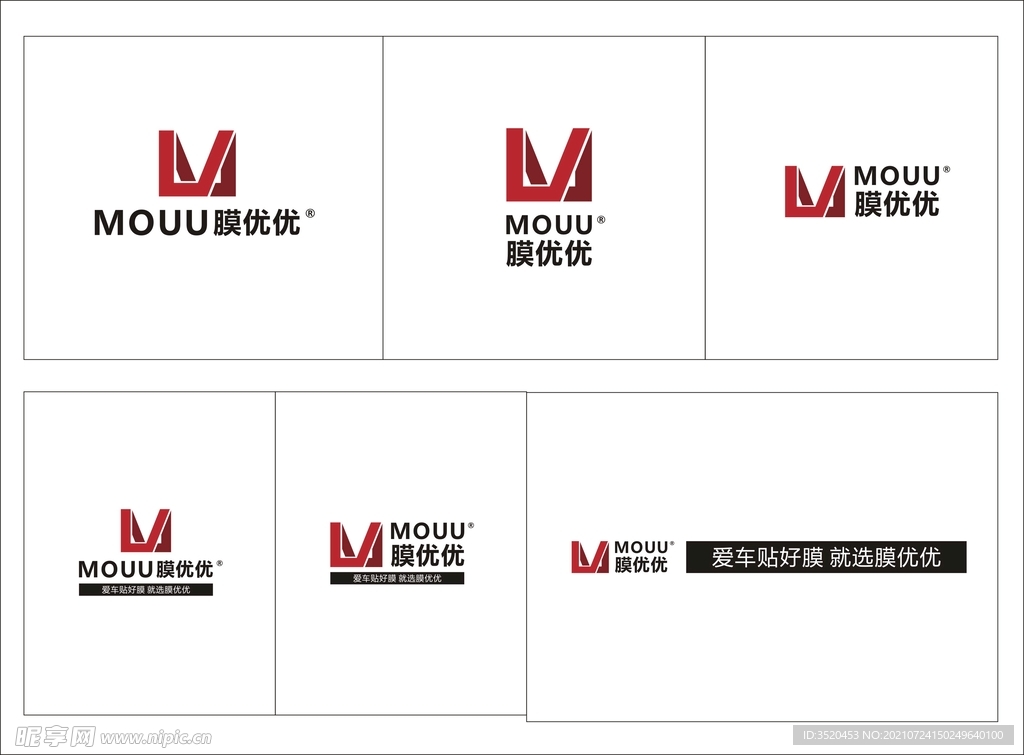 MOUU膜优优LOGO