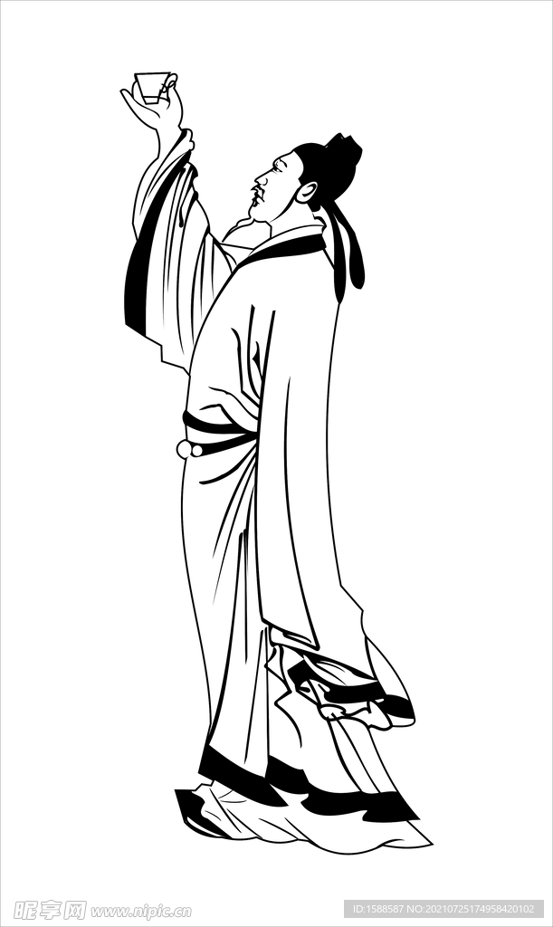 李白图片