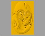 CAD装饰画3D模型