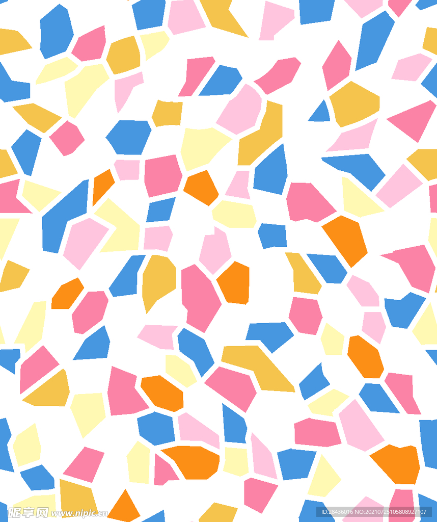 彩色方块  网纹格 数码印花