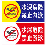 禁止游泳标志