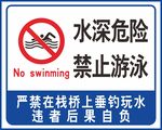 水深危险 禁止游泳