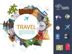 全球旅游素材海报