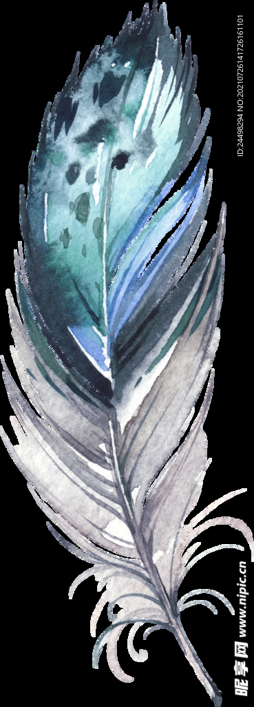 西方神圣水彩装饰物平面素材