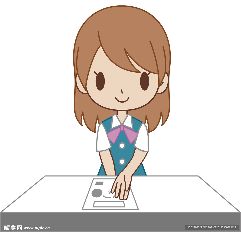 卡通女孩