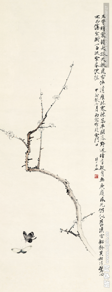 水墨花鸟