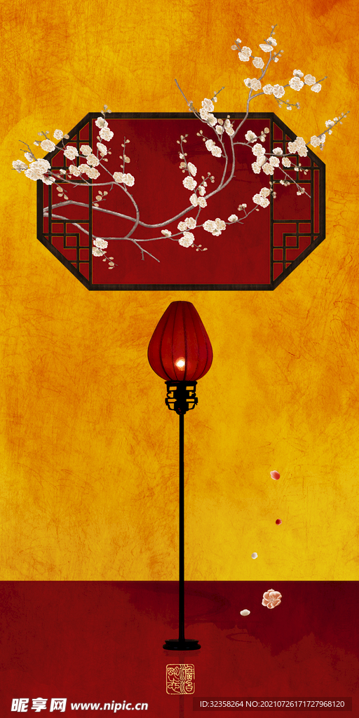 中式梅花