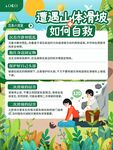 山体滑坡预防科普知识海报