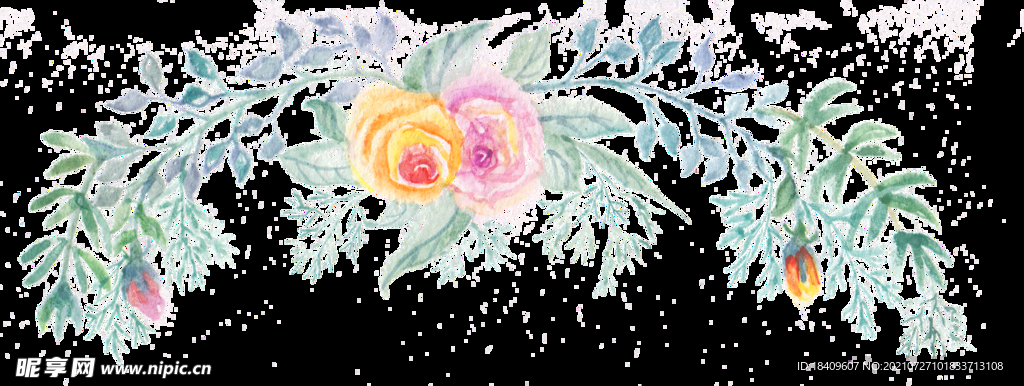 清新水彩