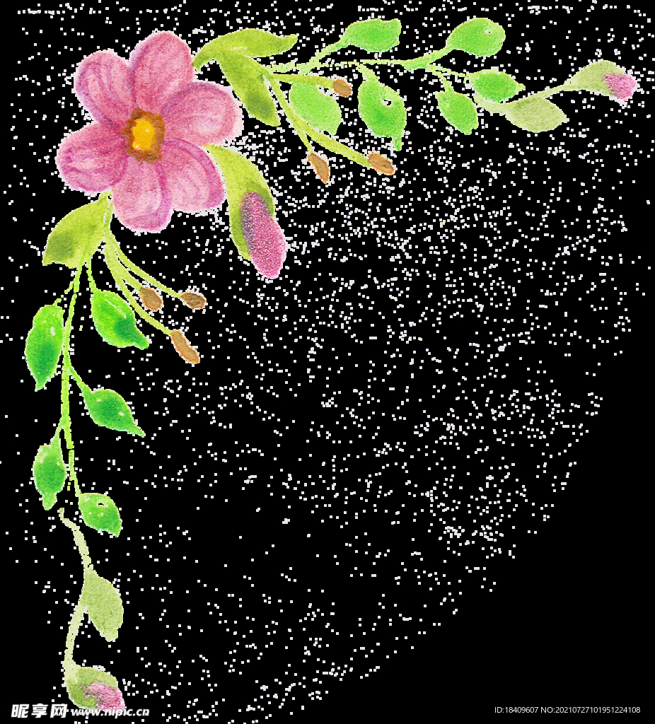 清新水彩