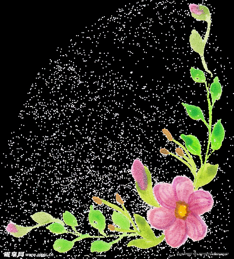 清新水彩