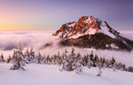 冬季雪山