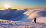 冬季雪山