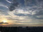 城市夕阳