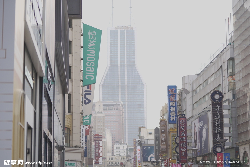 繁华街上