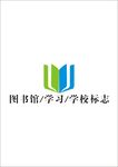 图书馆 学习 学校标志