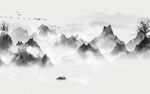 水墨山水背景