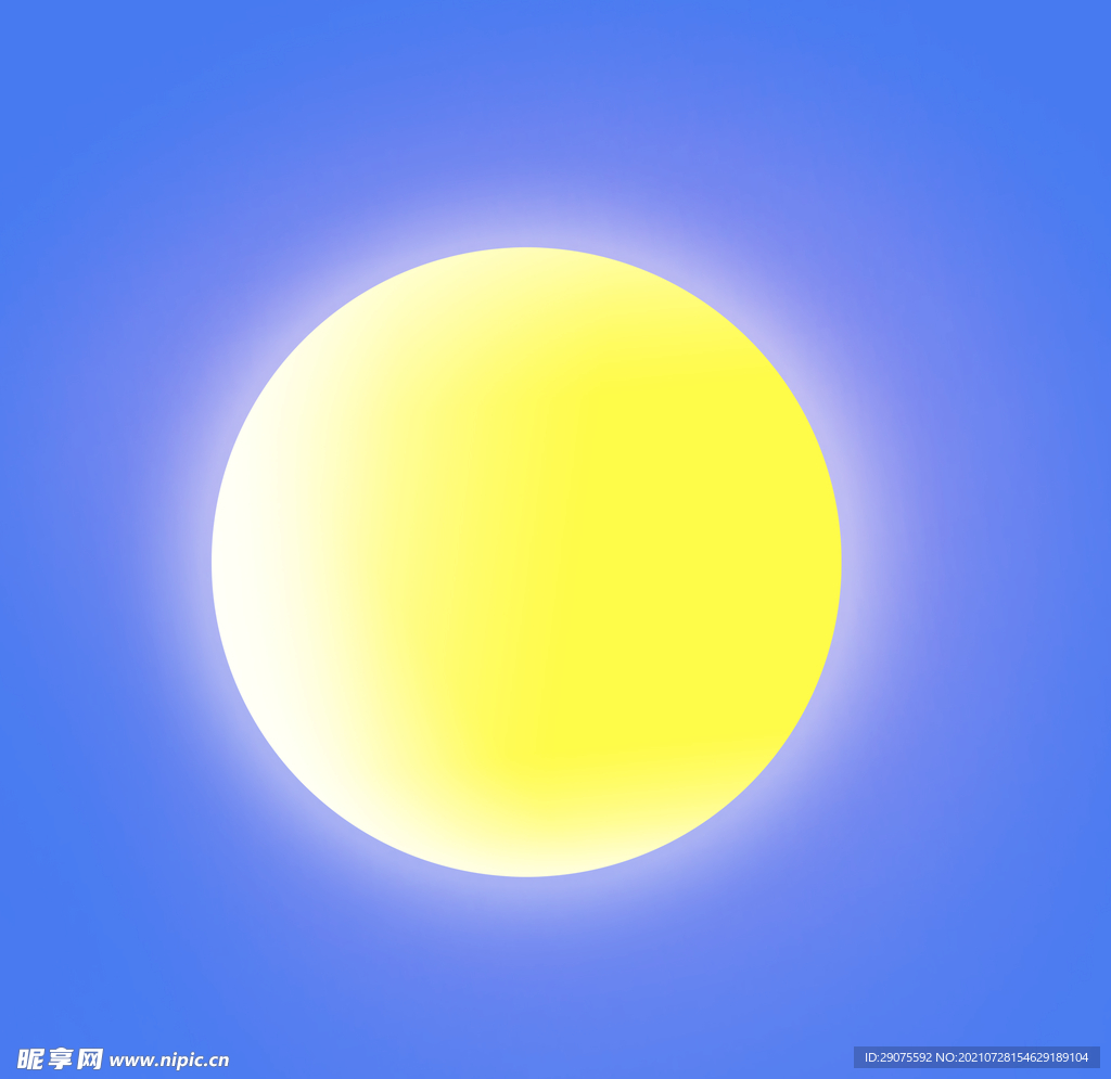 发光的月亮PNG
