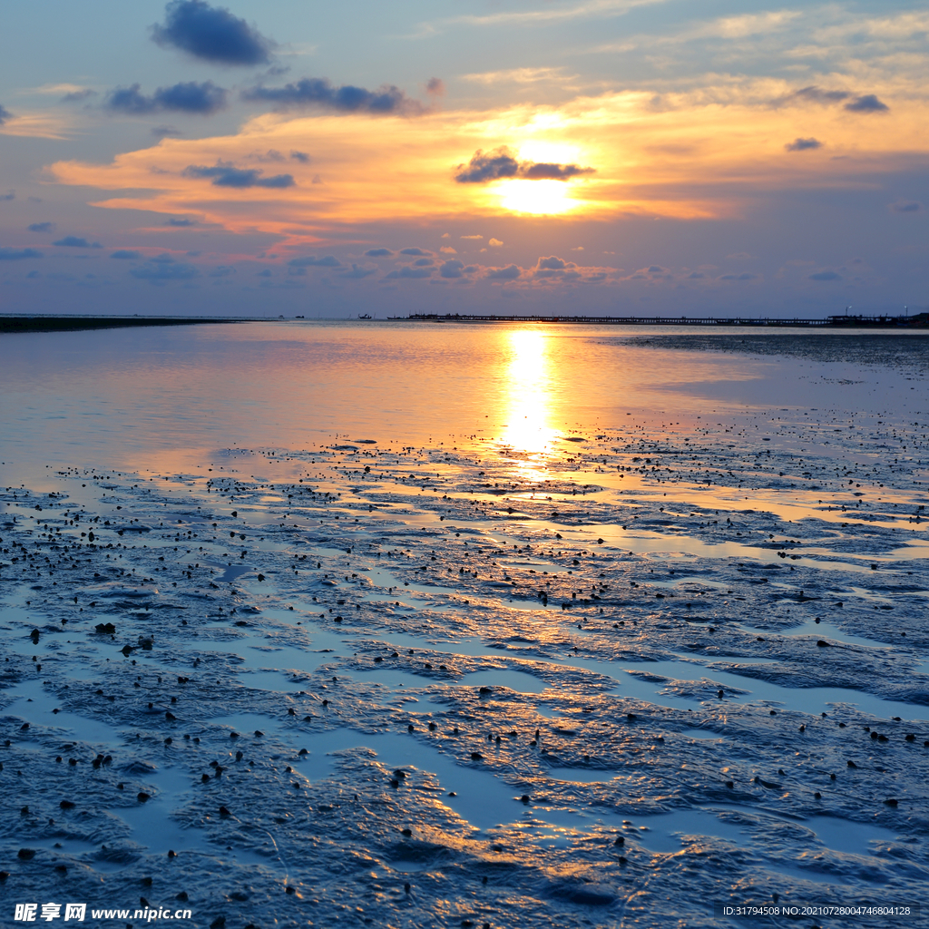 黄昏日落